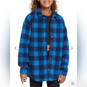 DSG Girls' Plaid Shacket